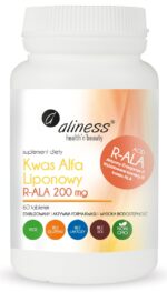 Aliness Kwas Alfa Liponowy R-ALA 200 mg 60 tabl