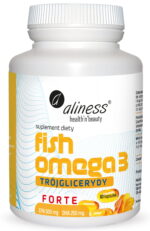 Aliness Fish Omega 3 FORTE Trójglicerydy 500/250mg x 60 kaps