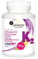 Aliness Witamina K2 MONO FORTE MK-7 200 µg z Natto x 60 kaps.