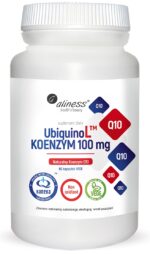 Aliness UbiquinoL KANEKA Naturalny KOENZYM 100mg x 60 kaps