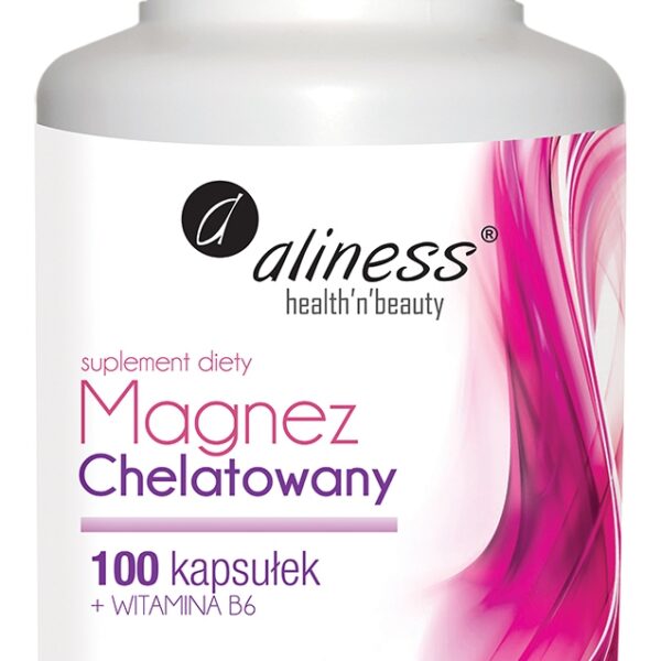 Aliness Magnez Chelatowany 560mg+vit B6 x 100 kaps