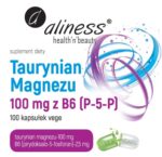 Aliness Taurynian Magnezu 100mg z B6 x 100 kaps - obrazek 2
