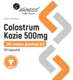 Aliness Colostrum Kozie IG 28% 500mg x 100 kaps - obrazek 2