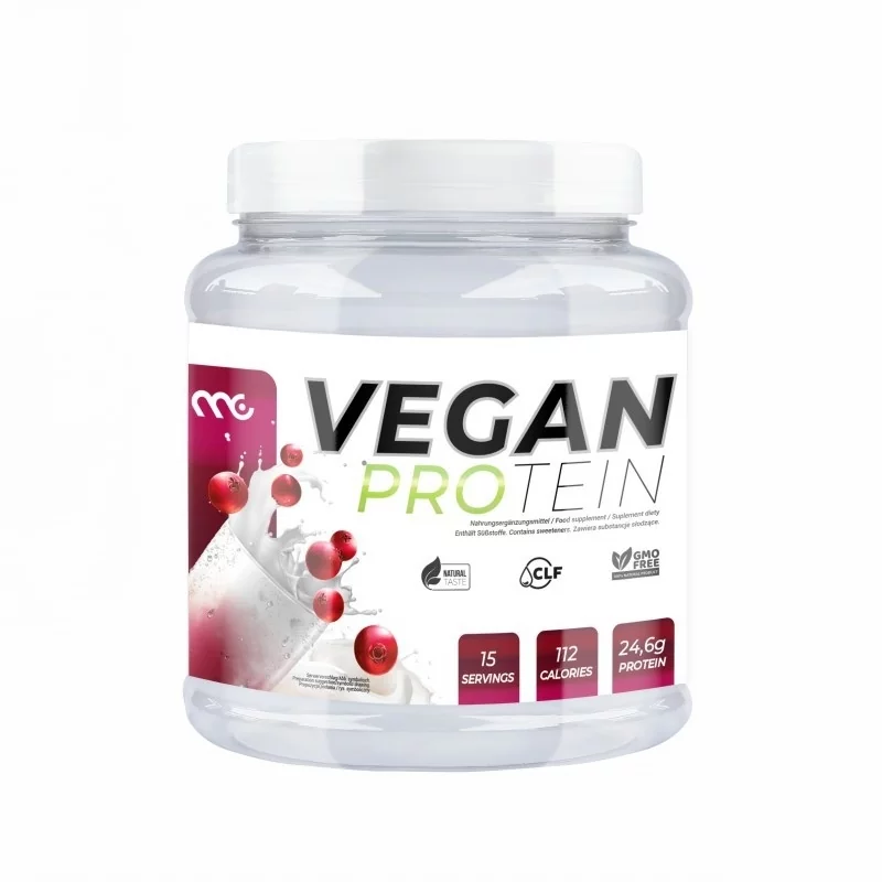 muscle-clinic-vegan-protein-450-g.webp Muscle Clinic Vegan Protein - 450g - obrazek 1