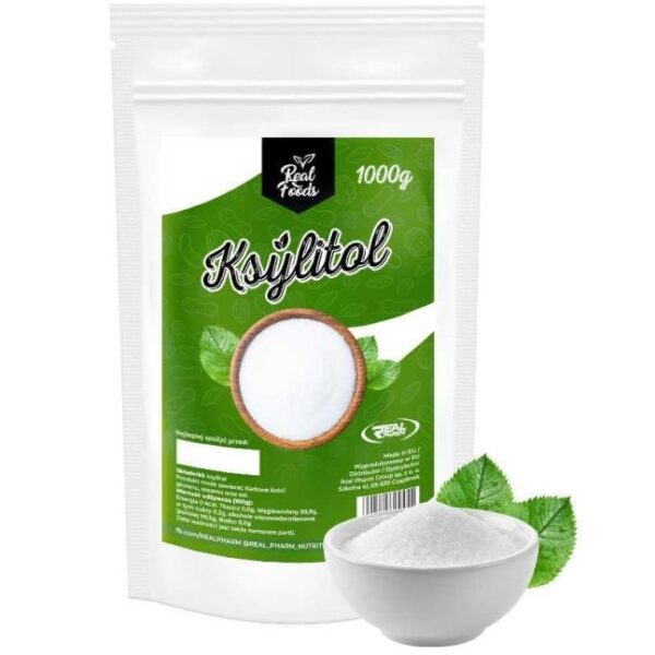 Real Foods Ksylitol Słodzik 1000g